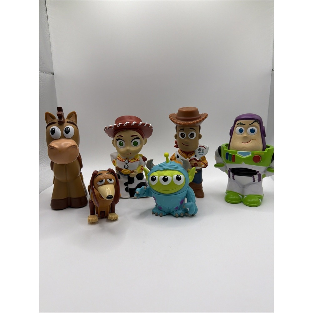 Toy Story Figure Lot Buzz Lightyear Woody Jessie Bullseye Slinky Dog Pixar